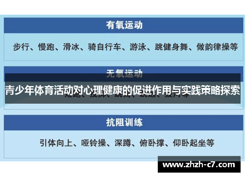 青少年体育活动对心理健康的促进作用与实践策略探索